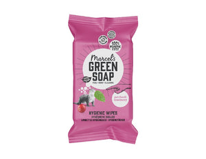 Marcel's green soap schoonmaakdoekjes patchouli cranberry