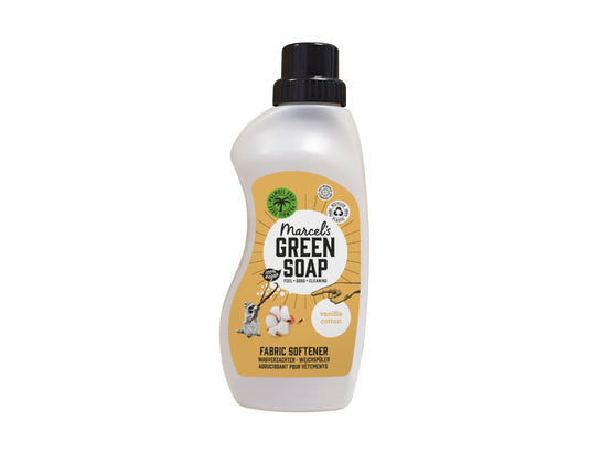 Marcel's green soap wasverzachter katoen vanille - 750 ml