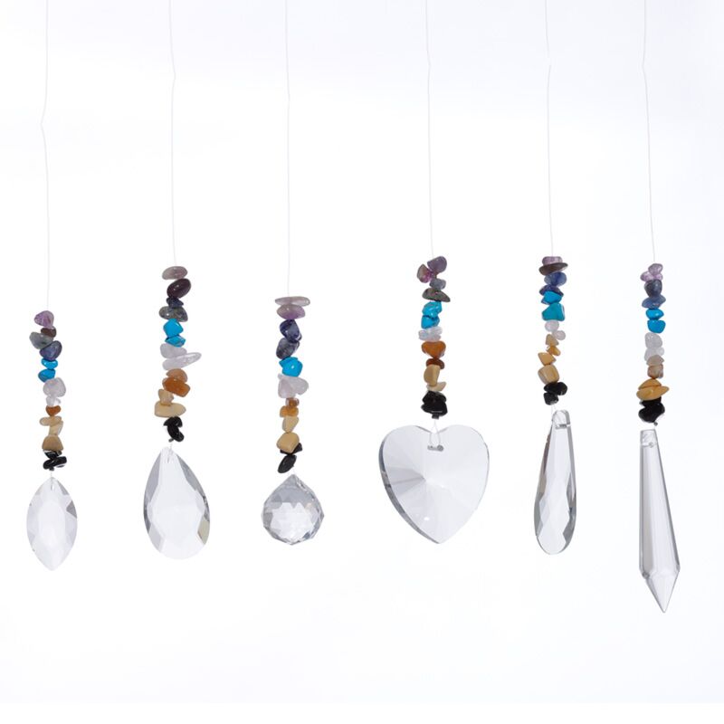 Load image into Gallery viewer, Edelsteen chakra suncatcher kristal
