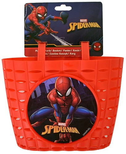 Load image into Gallery viewer, Spiderman spider-man plastic mandje - jongens - rood
