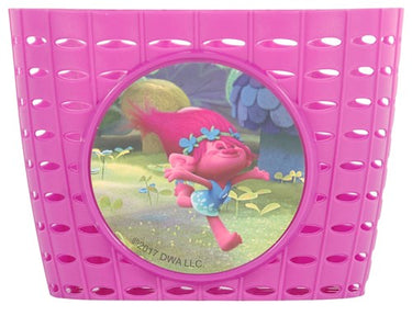 fietsmandje trolls roze