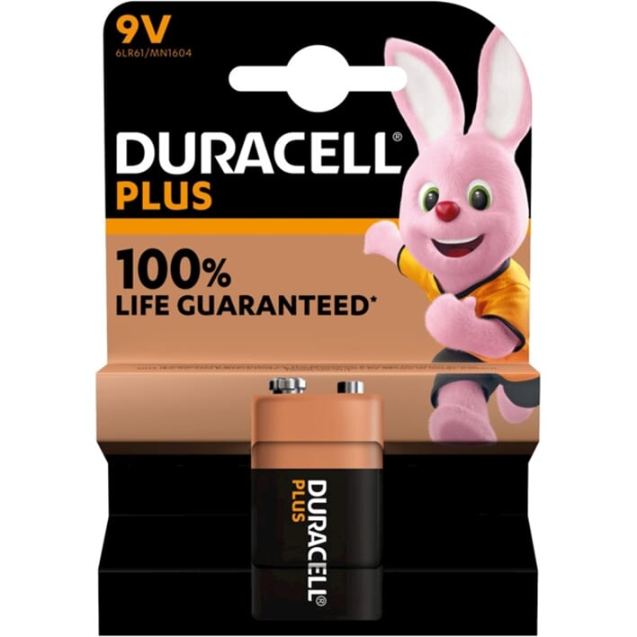 ギャラリービューアに画像をロードする, Duracell plus alkaline 100% 9v 6lr61 per stuk
