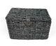 Bakkersmand blauwgrijs medium 40x26x25 met deksel