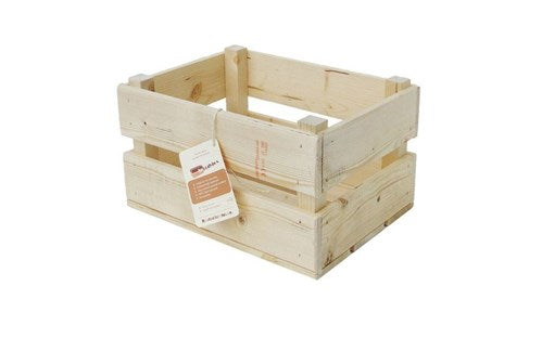 Houten v-drager krat 40x32x25 naturel