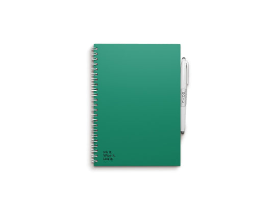 MOYU Uitwisbaar Notitieboek Hardcover A5 Forest Green