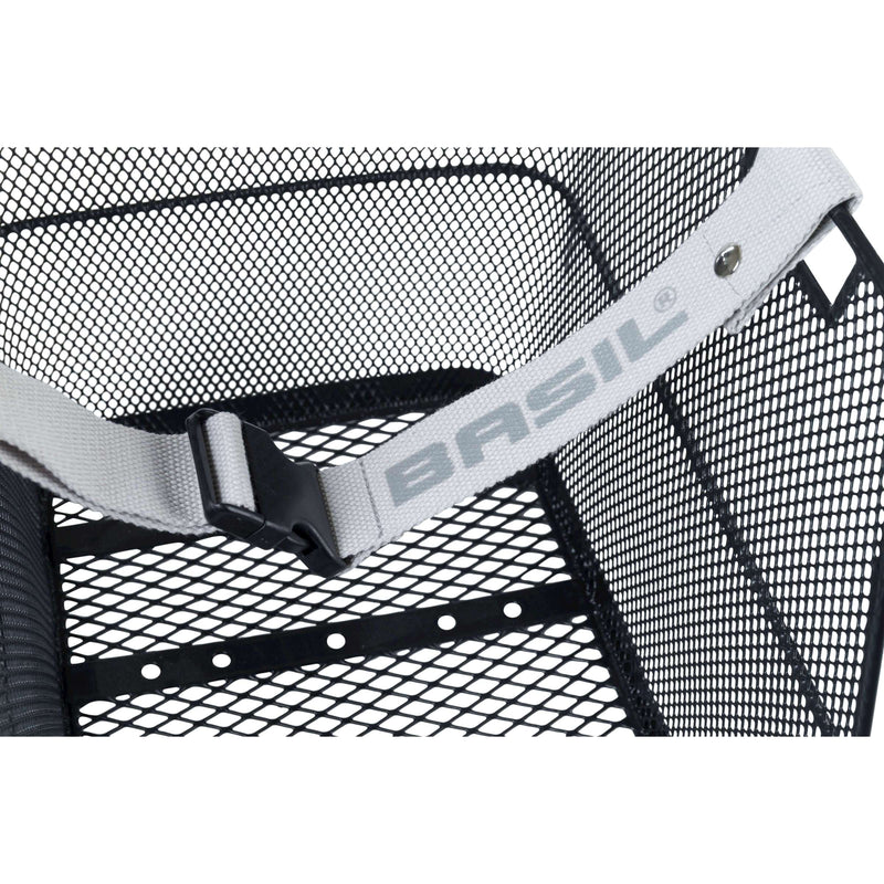 Load image into Gallery viewer, Basil Class - schooltas fietsmand - achterop - zwart
