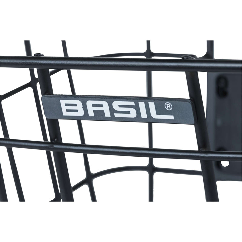 Load image into Gallery viewer, Basil Bremen Alu KF - fietsmand - voorop - zwart
