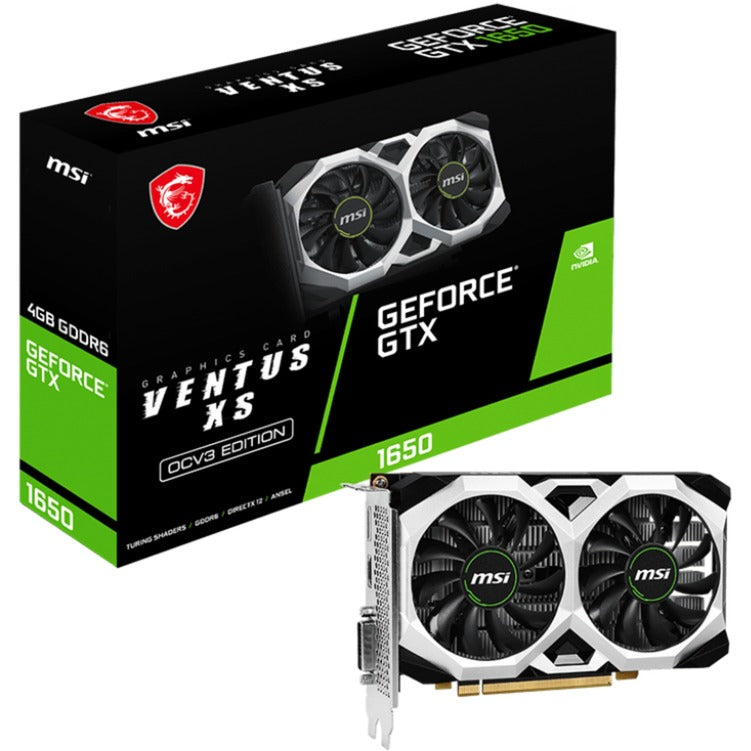 Load image into Gallery viewer, MSI MSI GeForce GTX 1650 Ventus XS 4G OCV3
