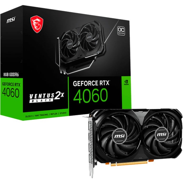 Load image into Gallery viewer, MSI MSI GeForce RTX 4060 VENTUS 2X BLACK 8G OC
