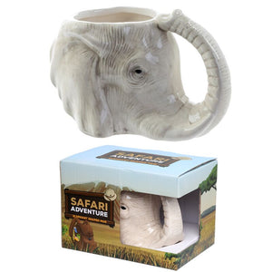 Olifant gevormde keramiek mok