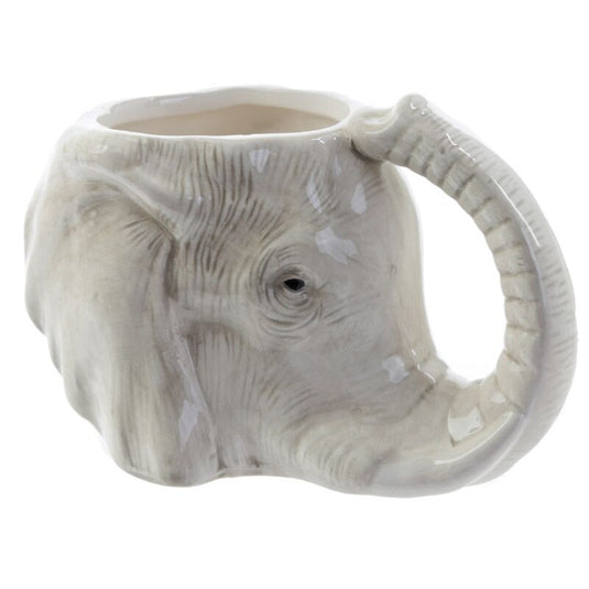Olifant gevormde keramiek mok