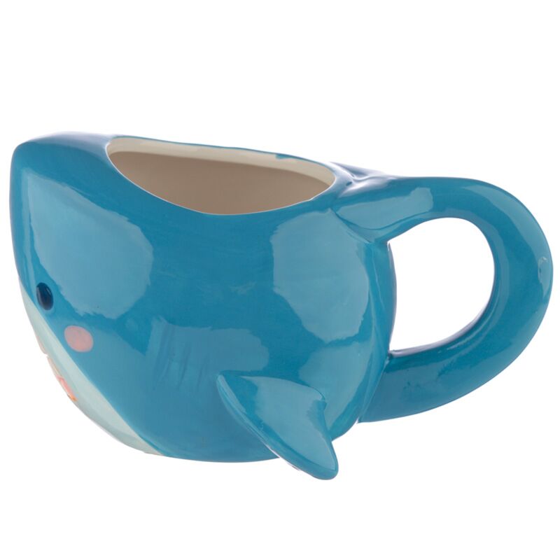 Load image into Gallery viewer, Shark café gevormde keramiek mok
