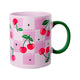 Cherry kers porselein mok