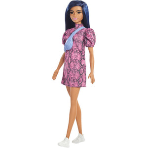 Mattel Fashionistas Doll 143 Pink Black Dress