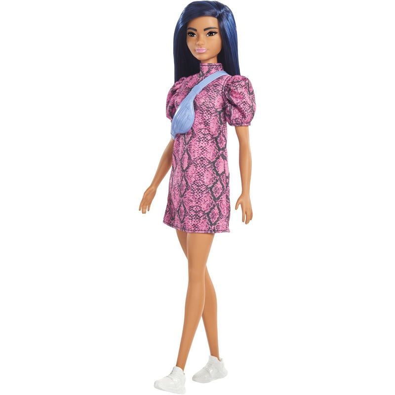 Load image into Gallery viewer, Mattel Fashionistas Doll 143 Pink Black Dress
