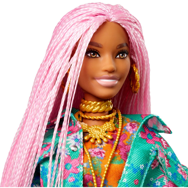Load image into Gallery viewer, Mattel Extra Doll 10 Floral-Print Jacket with DJ Mouse
