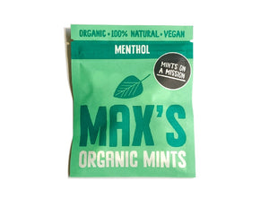 Max organic mints menthol mints - 17gr