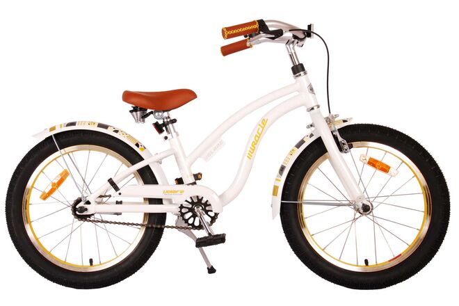 Load image into Gallery viewer, Volare Miracle Cruiser Kinderfiets - Meisjes - 18 inch - Wit - Prime Collection
