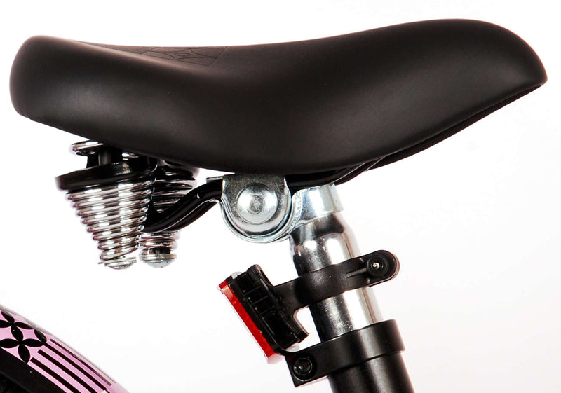 Afbeelding laden in galerijviewer, Volare Miracle Cruiser Kinderfiets - Meisjes - 18 inch - Mat Zwart - Prime Collection
