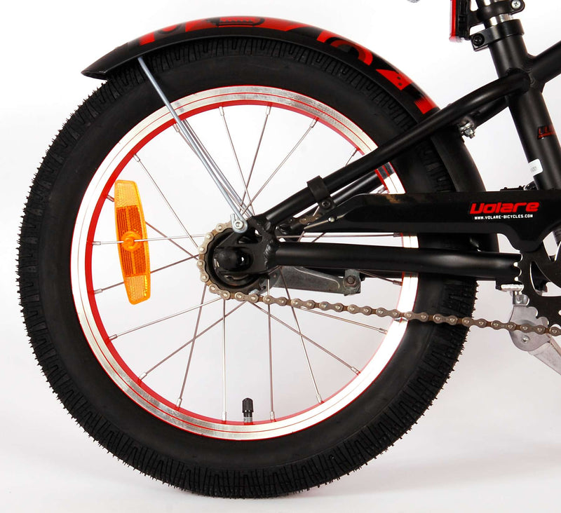Load image into Gallery viewer, Volare Miracle Cruiser Kinderfiets - Jongens - 16 inch - Mat Zwart - Prime Collection
