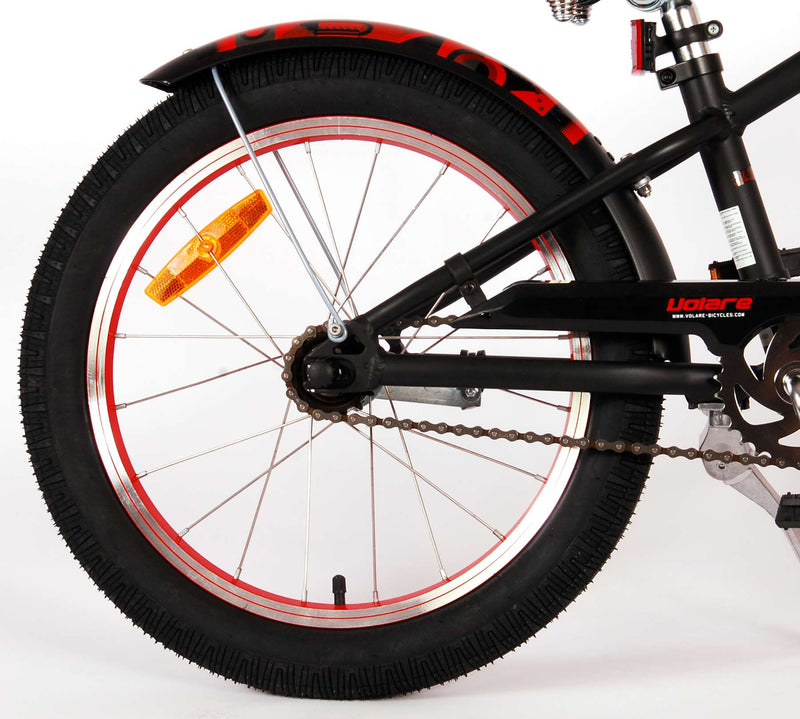 Load image into Gallery viewer, Volare Miracle Cruiser Kinderfiets - Jongens - 18 inch - Mat Zwart - Prime Collection
