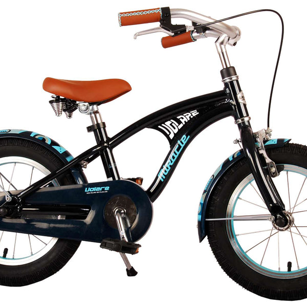 Volare Miracle Cruiser Kinderfiets - Jongens - 14 inch - Mat Blauw - Prime Collection