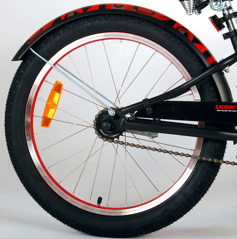 Load image into Gallery viewer, Volare Miracle Cruiser Kinderfiets Jongens 20 inch Mat Zwart Prime Collection
