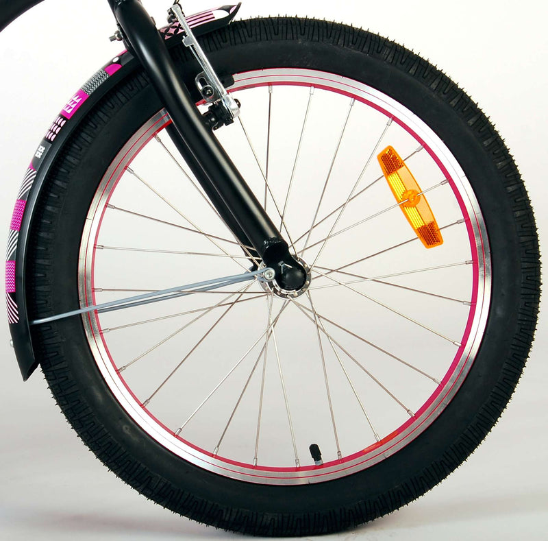 Load image into Gallery viewer, Volare Miracle Cruiser Kinderfiets Meisjes 20 inch Mat Zwart Prime Collection
