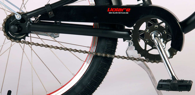 Load image into Gallery viewer, Volare Miracle Cruiser Kinderfiets Jongens 20 inch Mat Zwart Prime Collection
