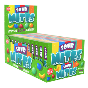 Zed candy mites sour theater box (12 stuks)