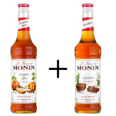 Monin pumpkin spice + speculoos combi (2 flessen)