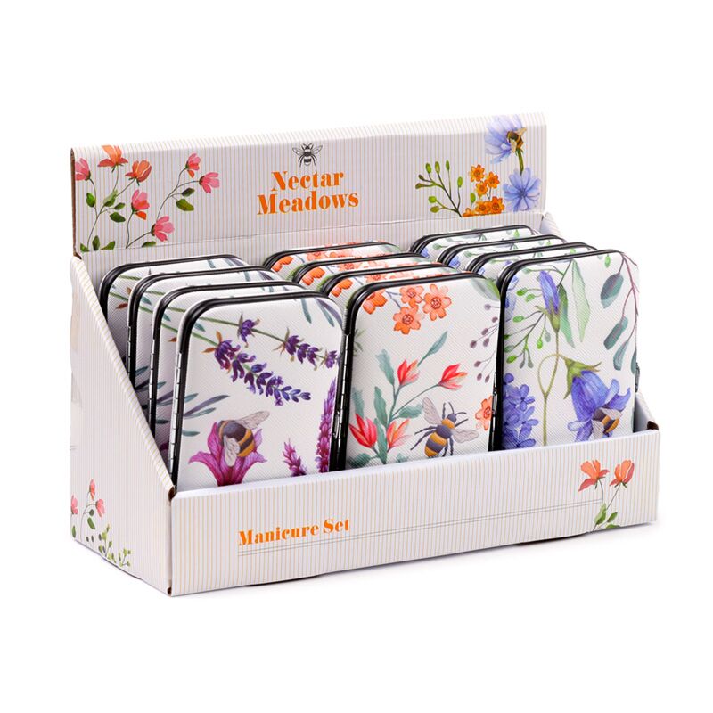 Load image into Gallery viewer, Nectar meadows bij bij 5-delige manicureset
