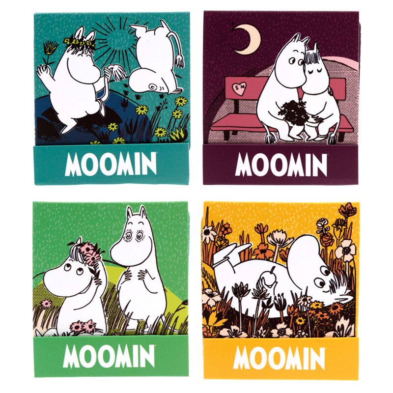 Load image into Gallery viewer, Abi moomin matchbook luciferboekje nagelvijlen
