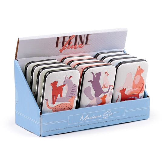 Feline fine katten 5-delige manicure set