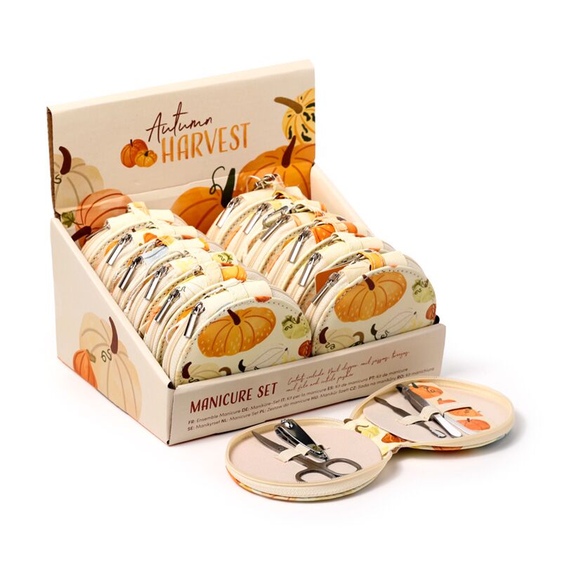 Load image into Gallery viewer, Autumn harvest 5-delige manicureset met rits
