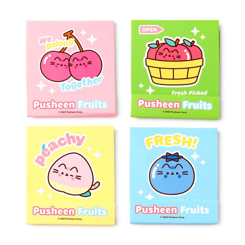 Load image into Gallery viewer, Union pusheen de kat fruit nagelvijl boekje
