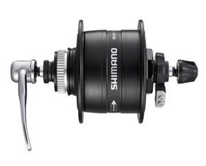 Shimano - Dynamonaaf HD-3D37 3 Watt - 36 gaats - Center-Lock - snelspanner - zwart