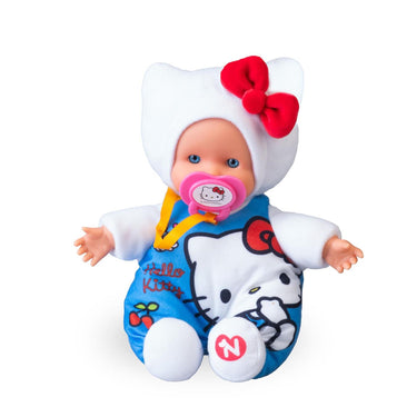 Nenuco zachte babypop 15cm hello kitty met speen