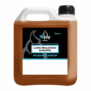 Njoy shakesiroop latte macchiato ijskoffie (2 liter)