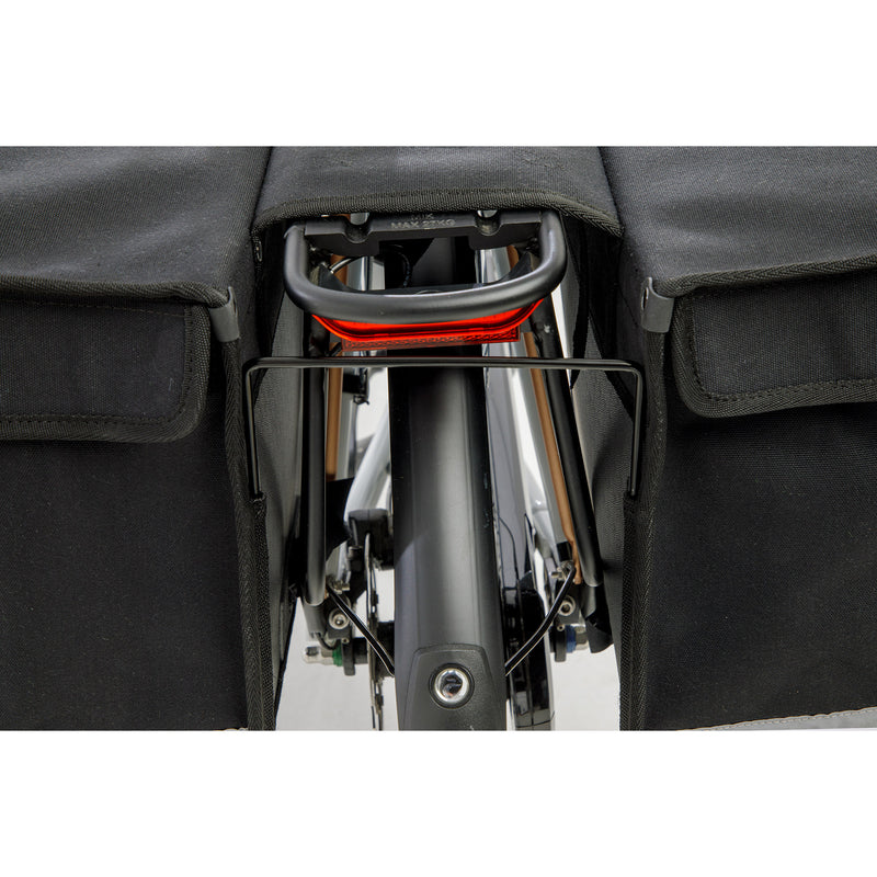 Load image into Gallery viewer, Burgers - new looxs tas new looxs double pannier deluxe zwart | 46l
