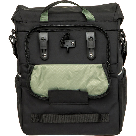 Newlooxs tas new looxs vigo enkel | zwart groen | 20l