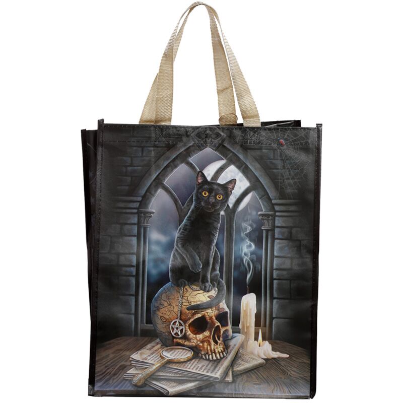 Load image into Gallery viewer, Lisa parker spirit of salem kat duurzame shopper tas

