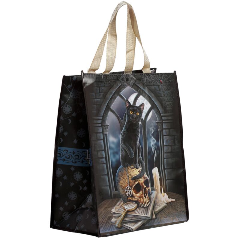 Load image into Gallery viewer, Lisa parker spirit of salem kat duurzame shopper tas
