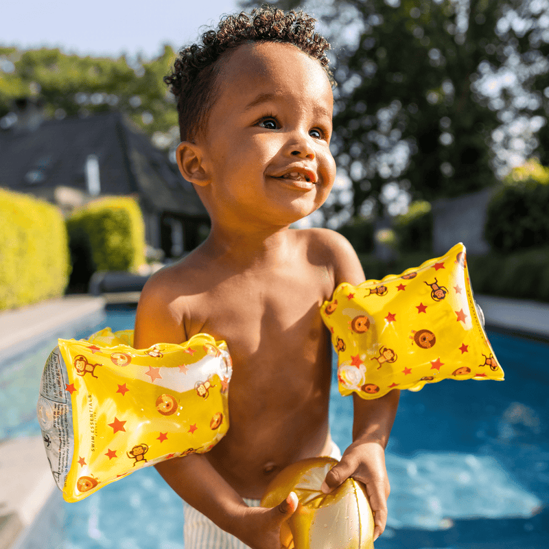 Load image into Gallery viewer, Circus | gele zwembandjes 0-2 jaar
