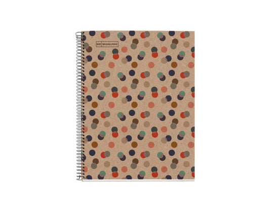 Miquelrius notitieboek - eco confetti - a5 blanco - 80 blz