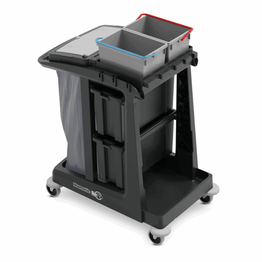 Numatic werkwagen eco-matic em2 emmers (2x 10 liter)