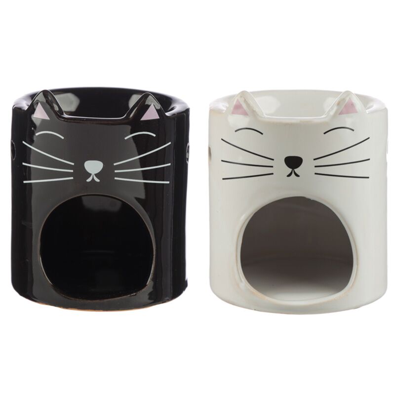 Load image into Gallery viewer, Feline fine kat keramiek geurbrander - small
