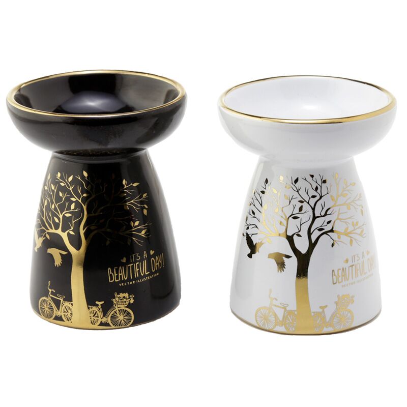 Load image into Gallery viewer, Eden gouden boom keramiek olie- en wax geurbrander
