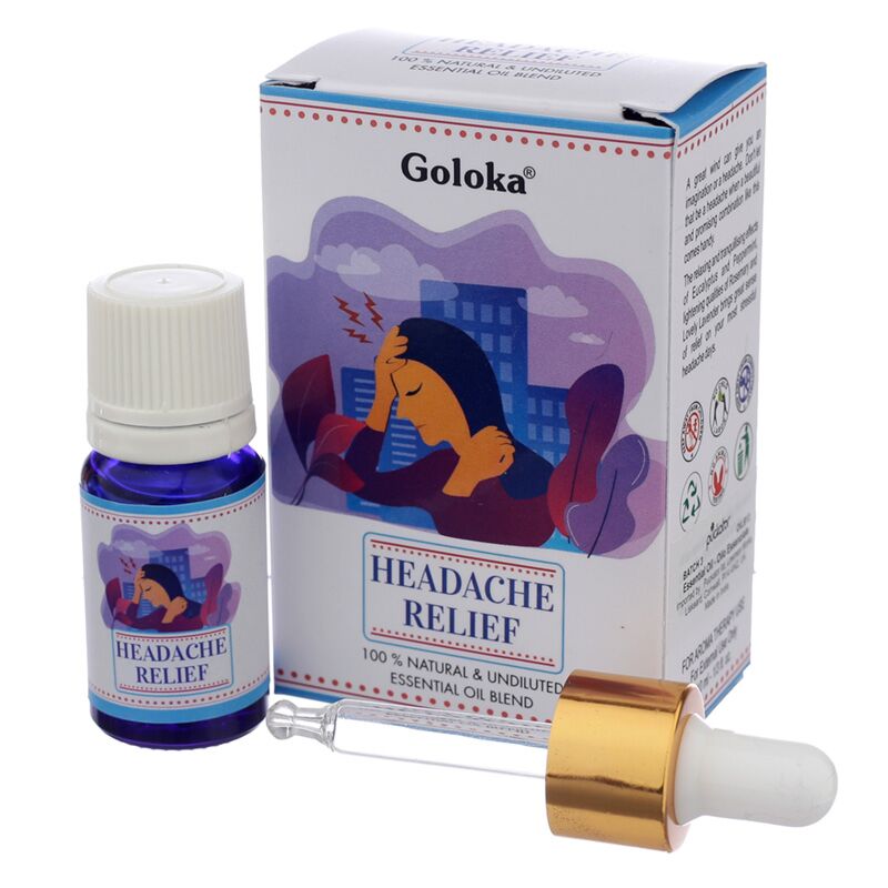Load image into Gallery viewer, Hoofdpijn verlichting - goloka etherische olie mix 10ml
