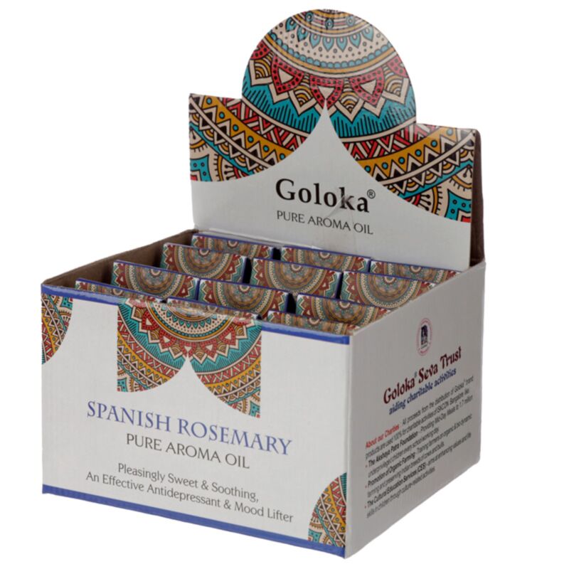 Load image into Gallery viewer, Spaanse rozemarijn 10ml - goloka geurolie
